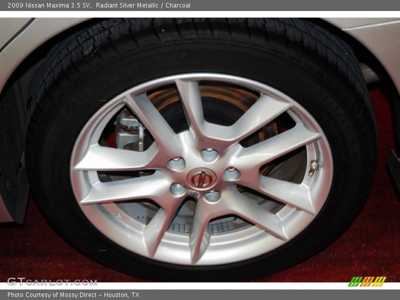 Radiant Silver Metallic / Charcoal 2009 Nissan Maxima 3.5 SV