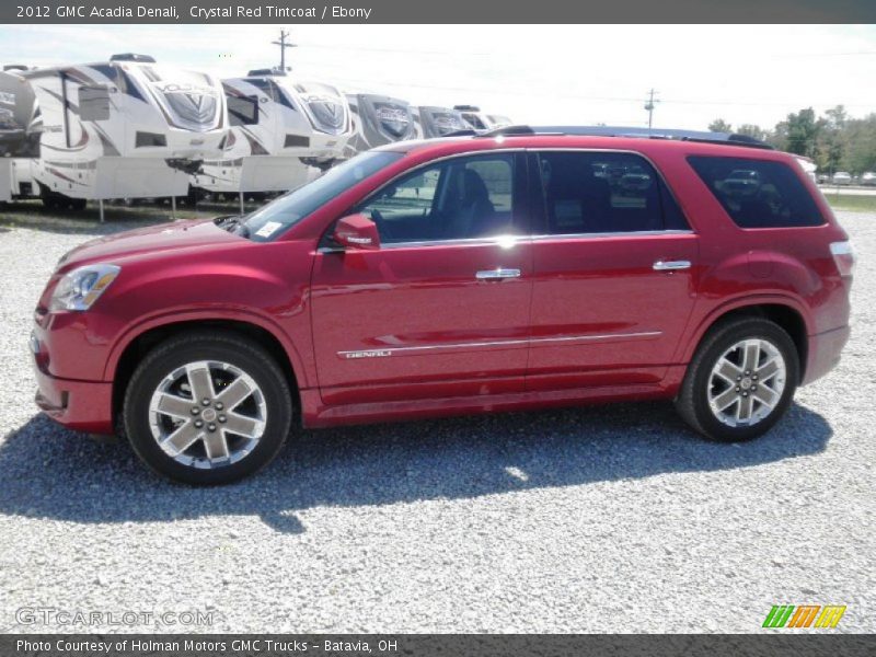 Crystal Red Tintcoat / Ebony 2012 GMC Acadia Denali