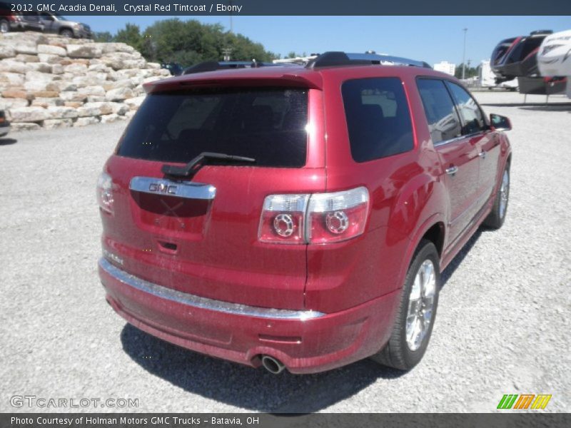 Crystal Red Tintcoat / Ebony 2012 GMC Acadia Denali