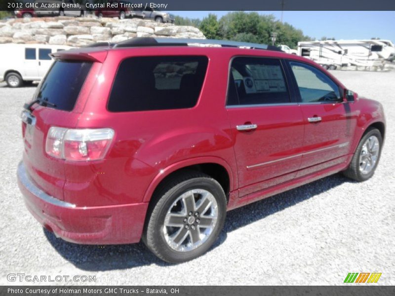 Crystal Red Tintcoat / Ebony 2012 GMC Acadia Denali