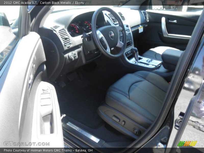 Carbon Black Metallic / Ebony 2012 GMC Acadia SLT