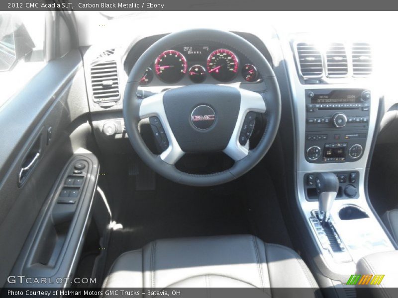 Carbon Black Metallic / Ebony 2012 GMC Acadia SLT