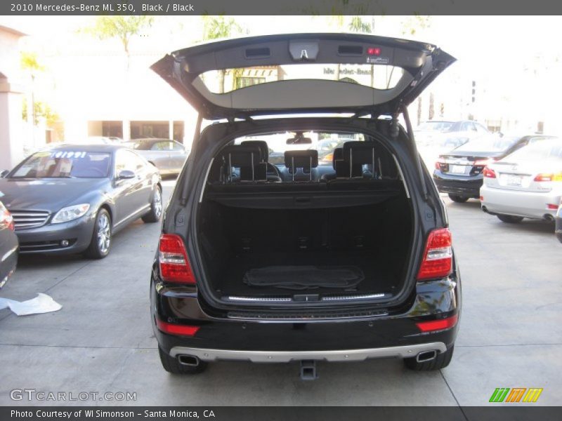 Black / Black 2010 Mercedes-Benz ML 350