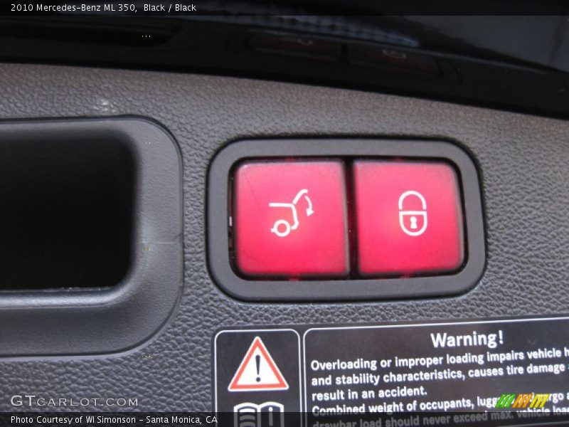 Black / Black 2010 Mercedes-Benz ML 350