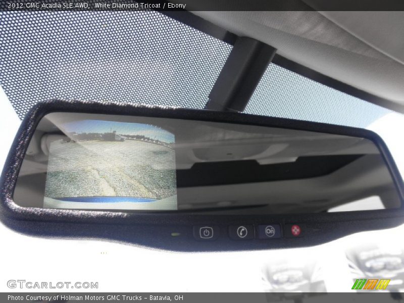 White Diamond Tricoat / Ebony 2012 GMC Acadia SLE AWD
