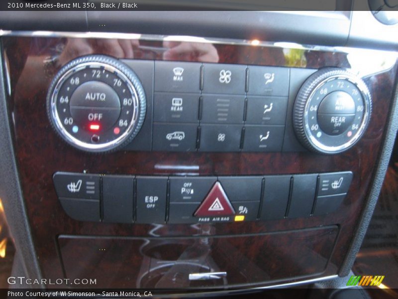 Black / Black 2010 Mercedes-Benz ML 350
