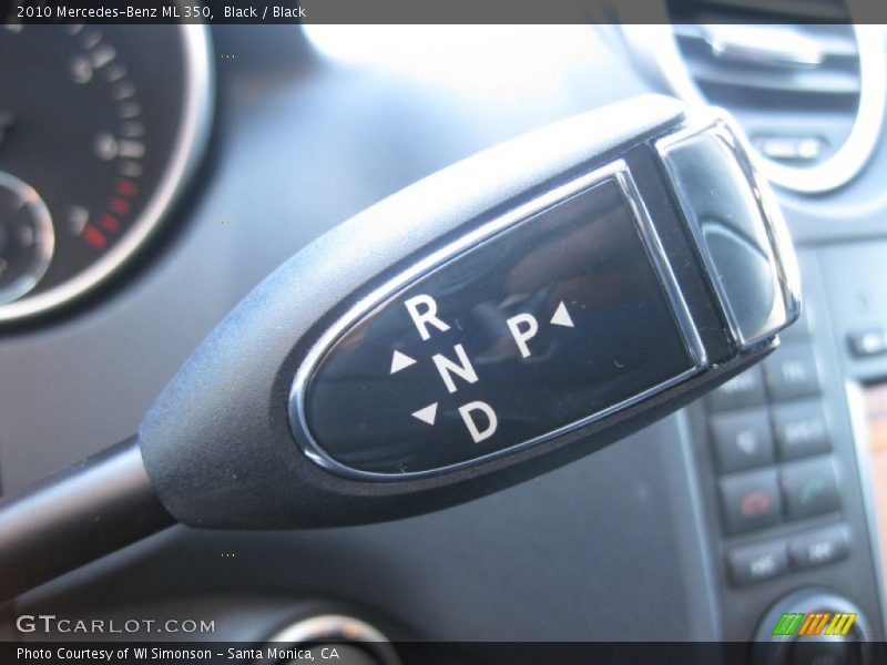 Black / Black 2010 Mercedes-Benz ML 350