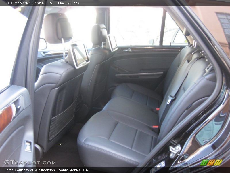 Black / Black 2010 Mercedes-Benz ML 350