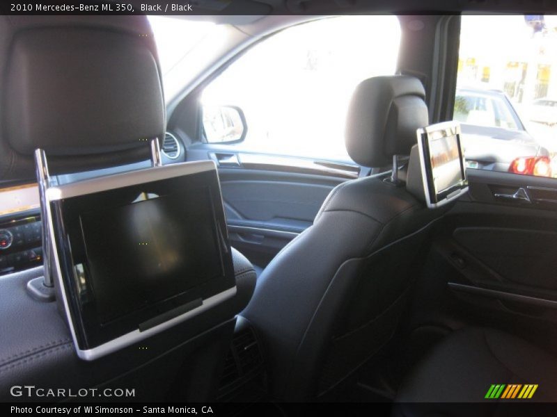 Black / Black 2010 Mercedes-Benz ML 350