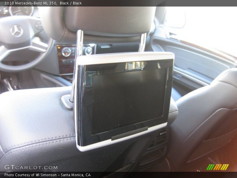 Black / Black 2010 Mercedes-Benz ML 350