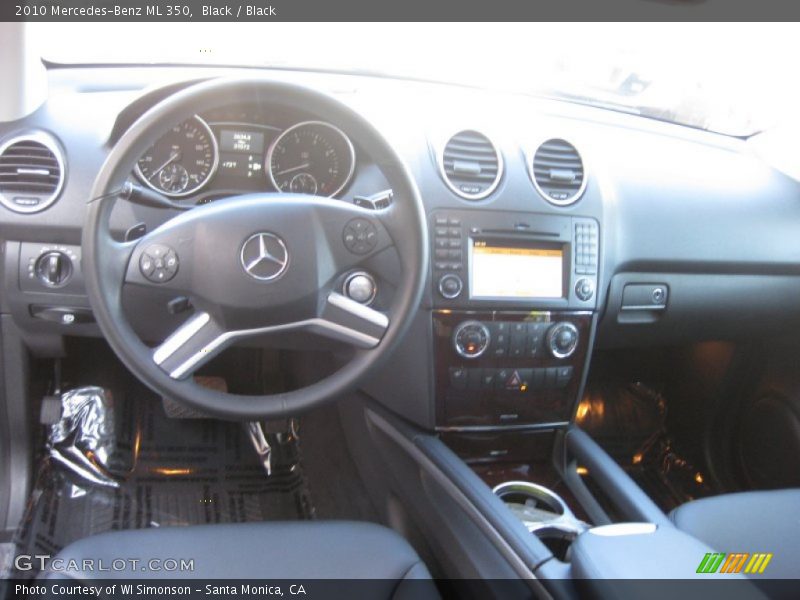 Black / Black 2010 Mercedes-Benz ML 350