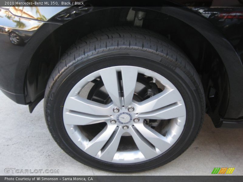 Black / Black 2010 Mercedes-Benz ML 350