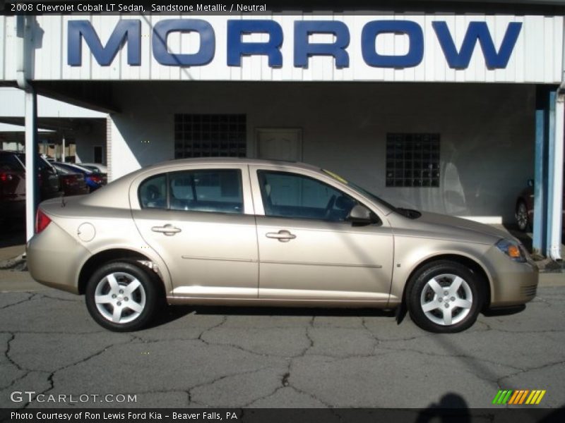 Sandstone Metallic / Neutral 2008 Chevrolet Cobalt LT Sedan