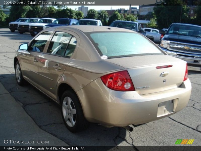Sandstone Metallic / Neutral 2008 Chevrolet Cobalt LT Sedan