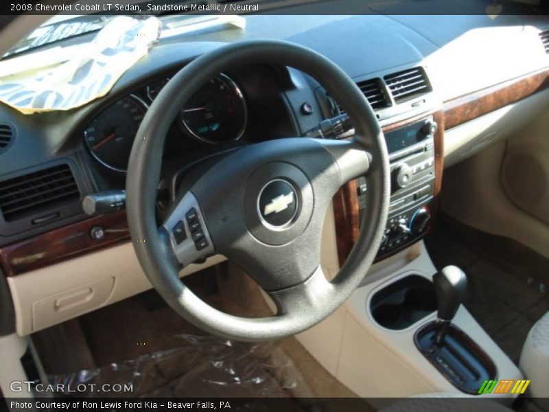 Sandstone Metallic / Neutral 2008 Chevrolet Cobalt LT Sedan