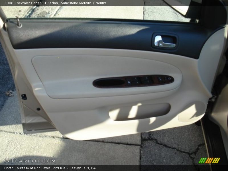 Sandstone Metallic / Neutral 2008 Chevrolet Cobalt LT Sedan