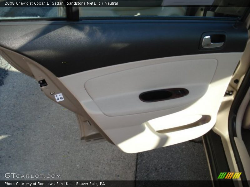 Sandstone Metallic / Neutral 2008 Chevrolet Cobalt LT Sedan