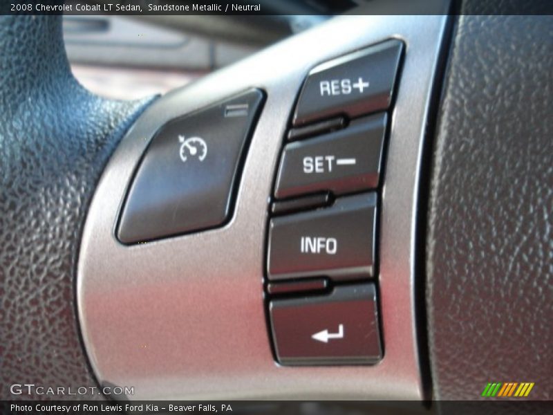 Sandstone Metallic / Neutral 2008 Chevrolet Cobalt LT Sedan