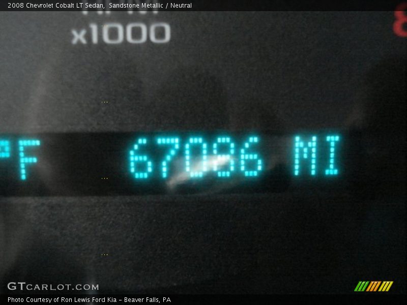 Sandstone Metallic / Neutral 2008 Chevrolet Cobalt LT Sedan