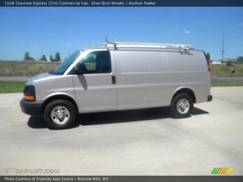Silver Birch Metallic / Medium Pewter 2008 Chevrolet Express 2500 Commercial Van