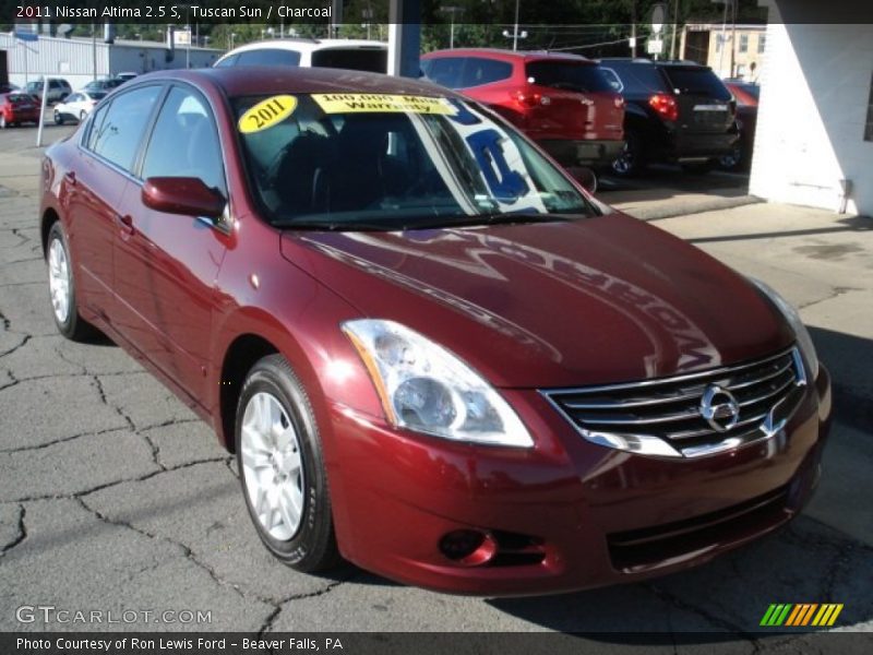 Tuscan Sun / Charcoal 2011 Nissan Altima 2.5 S