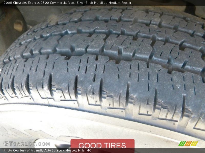 Silver Birch Metallic / Medium Pewter 2008 Chevrolet Express 2500 Commercial Van