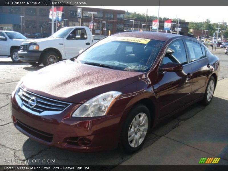 Tuscan Sun / Charcoal 2011 Nissan Altima 2.5 S