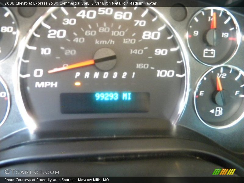 Silver Birch Metallic / Medium Pewter 2008 Chevrolet Express 2500 Commercial Van