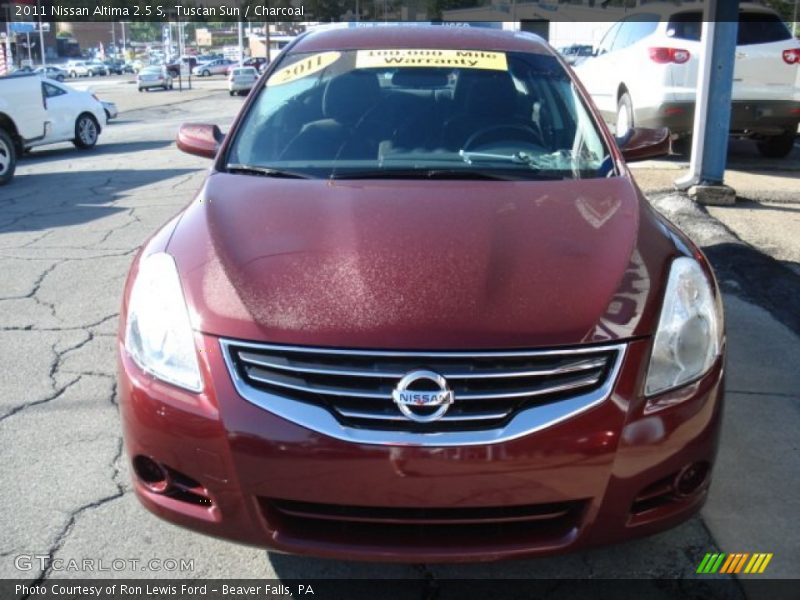 Tuscan Sun / Charcoal 2011 Nissan Altima 2.5 S