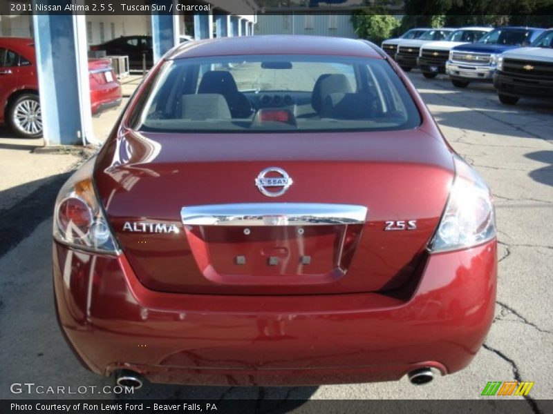 Tuscan Sun / Charcoal 2011 Nissan Altima 2.5 S