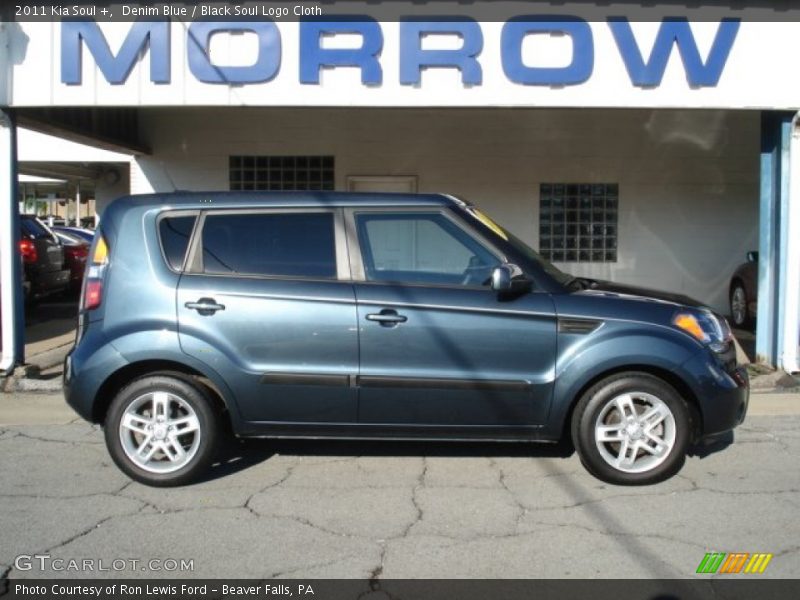 Denim Blue / Black Soul Logo Cloth 2011 Kia Soul +