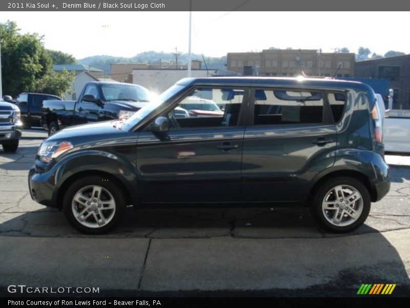 Denim Blue / Black Soul Logo Cloth 2011 Kia Soul +