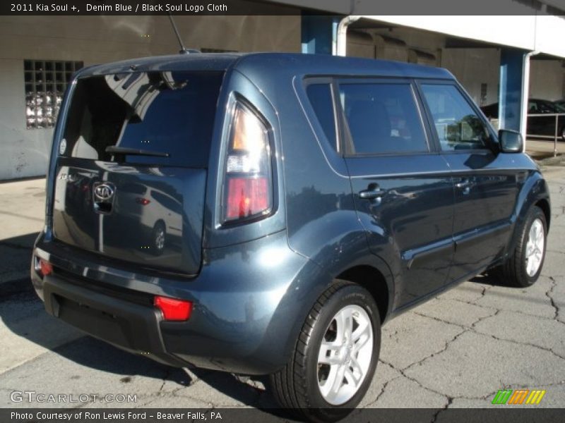 Denim Blue / Black Soul Logo Cloth 2011 Kia Soul +