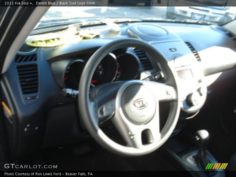 Denim Blue / Black Soul Logo Cloth 2011 Kia Soul +