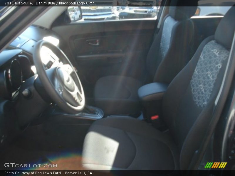 Denim Blue / Black Soul Logo Cloth 2011 Kia Soul +