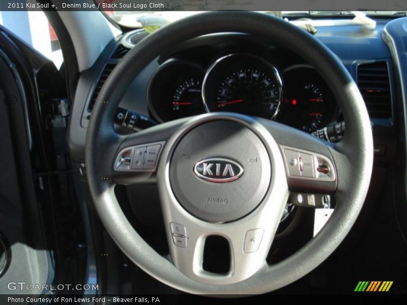 Denim Blue / Black Soul Logo Cloth 2011 Kia Soul +