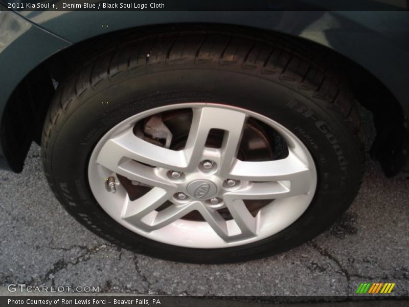 Denim Blue / Black Soul Logo Cloth 2011 Kia Soul +