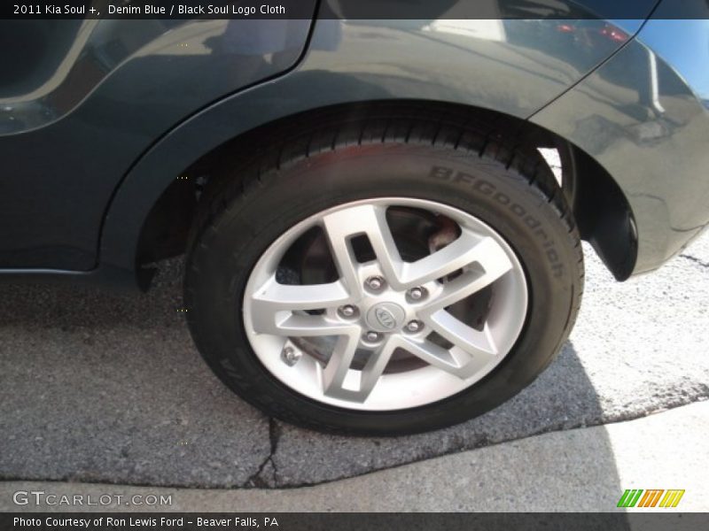 Denim Blue / Black Soul Logo Cloth 2011 Kia Soul +