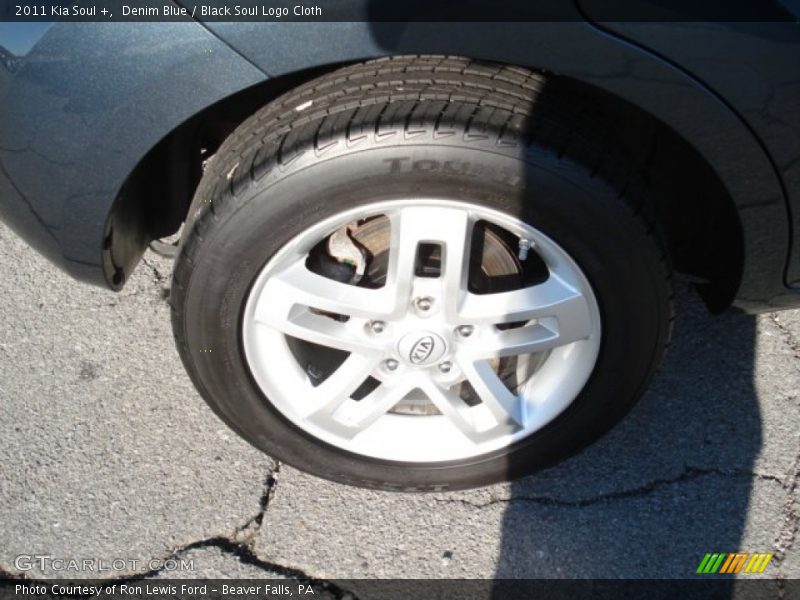 Denim Blue / Black Soul Logo Cloth 2011 Kia Soul +