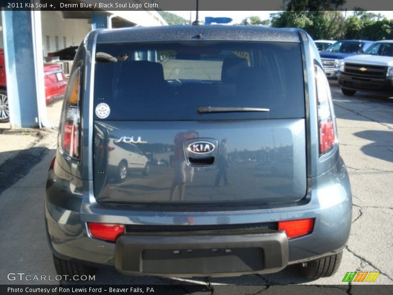 Denim Blue / Black Soul Logo Cloth 2011 Kia Soul +
