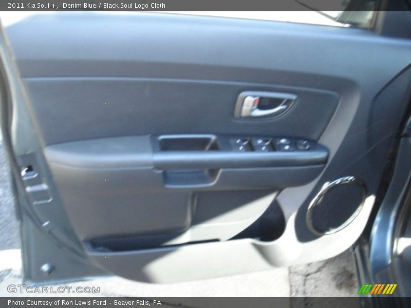 Denim Blue / Black Soul Logo Cloth 2011 Kia Soul +
