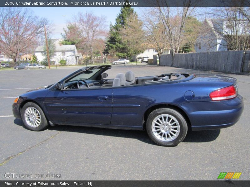 Midnight Blue Pearl / Dark Slate Gray 2006 Chrysler Sebring Convertible