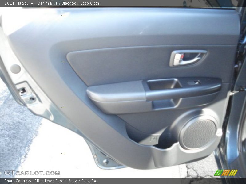 Denim Blue / Black Soul Logo Cloth 2011 Kia Soul +