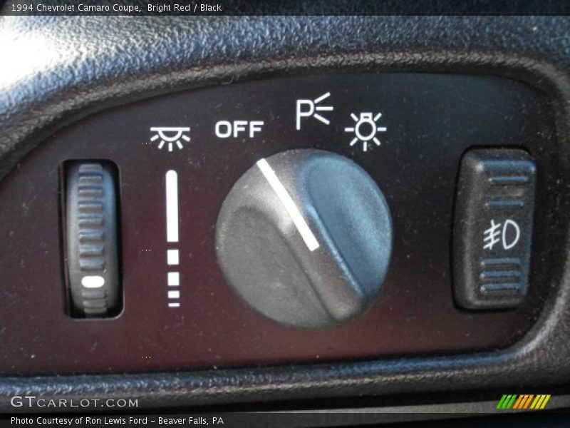 Controls of 1994 Camaro Coupe