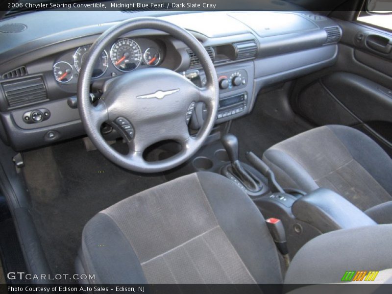 Dark Slate Gray Interior - 2006 Sebring Convertible 