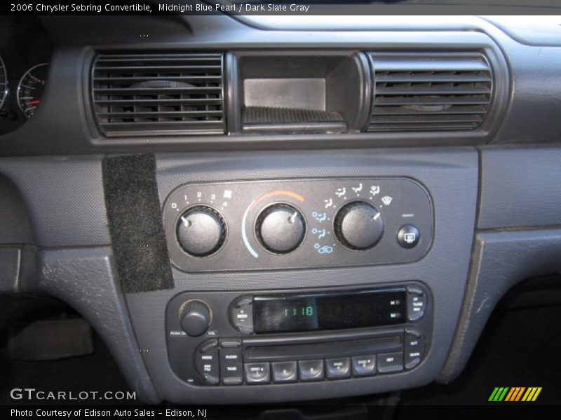 Controls of 2006 Sebring Convertible