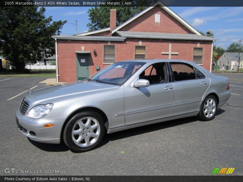 Brilliant Silver Metallic / Ash 2005 Mercedes-Benz S 430 4Matic Sedan