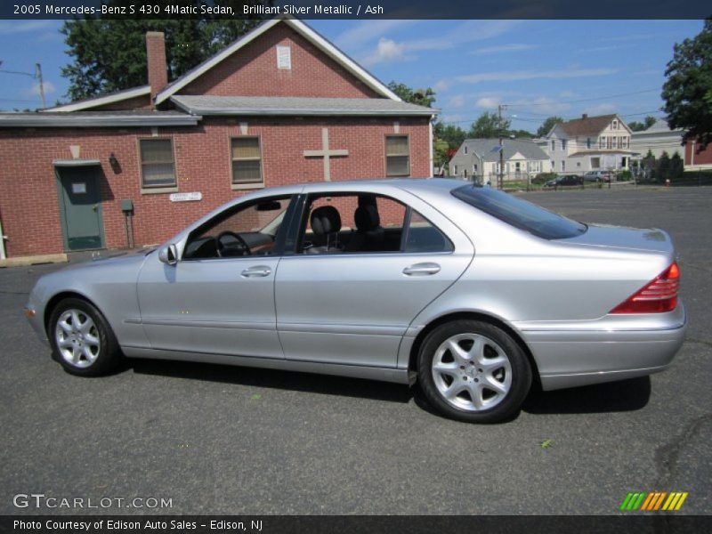 Brilliant Silver Metallic / Ash 2005 Mercedes-Benz S 430 4Matic Sedan
