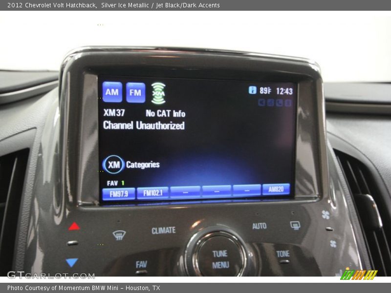 Silver Ice Metallic / Jet Black/Dark Accents 2012 Chevrolet Volt Hatchback