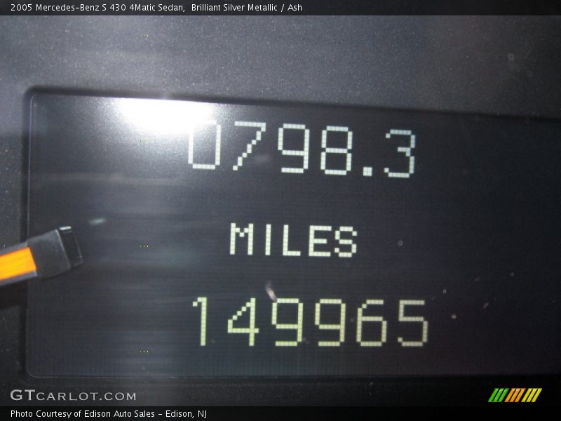 Brilliant Silver Metallic / Ash 2005 Mercedes-Benz S 430 4Matic Sedan